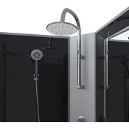 Гидробокс Niagara 80x80 см 25071434BKTG, серебро/тонированное - фото 4