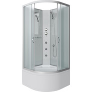 Гидробокс Niagara 80x80 см 23071424BKG, серебро/матовое - фото 2