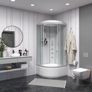 Гидробокс Niagara 80x80 см 23071424G, серебро/матовое - фото 3