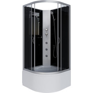 Гидробокс Niagara 80x80 см 25071434BKG, серебро/тонированное - фото 2