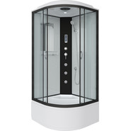 Гидробокс Niagara 80x80 см 67071414F, чёрный/прозрачное - фото 2