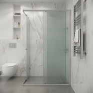 Душевое ограждение Niagara Eco 105x80 см NG-1118-14QMT, хром матовый/матовое - фото 4