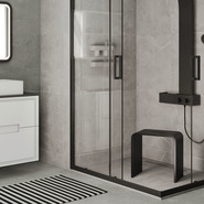 Стул для душевых кабин Taliente Sgabello TA-STOOL41-nero, чёрный, Цвет производителя: чёрный - фото 2