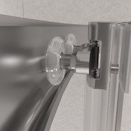 Душевое ограждение RGW PA-51 80х80 см 02085188-11, хром/прозрачное - фото 3