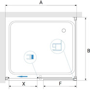 Душевое ограждение RGW PA-76 160x90 см 35087669-11, хром/прозрачное - фото 2