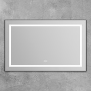 Зеркало BelBagno 108x68 см SPC-KRAFT-1085-685-TCH-WARM-NERO, черный - фото 3