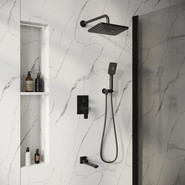 Душевая система для ванны Grossman Classic 501.K35.04.210, чёрный, Цвет производителя: чёрный - фото 