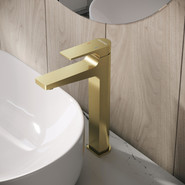 Смеситель для раковины высокий Grossman Classic 520.K35.04.320, золото, Цвет производителя: золото - фото 