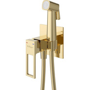 Набор для гигиенического душа BelBagno LUC-HGN-ORO, золото глянцевое - фото 