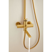 Душевая стойка Belz B24813-5, золото матовое - фото 2