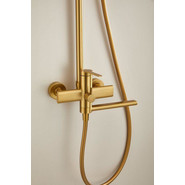 Душевая стойка Belz B24813-5, золото матовое - фото 4