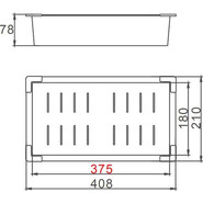 Коландер для кухонной мойки Gerhans K30338 - фото 2