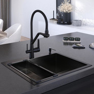 Коландер для кухонной мойки Gerhans K30340B, графит - фото 4