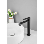 Смеситель для раковины высокий Belz B11812-7, чёрный - фото 2