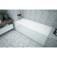 Ванна акриловая Loranto Arctica 150x70 см (с каркасом и экраном), Размер - мм: 1500х700 - фото 
