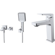 Набор смесителей BelBagno: Смеситель для ванны ARDENTE-VASM-CRM + смеситель для раковины ARDENTE-LVM-CRM-W0 (Новинка 2025) - фото 2