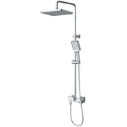 Душевой комплект BelBagno: Душевая стойка ARDENTE-VSCM-CRM + смеситель для раковины ARDENTE-LVM-CRM-W0 (Новинка 2025) - фото 4