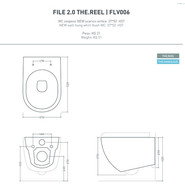 Унитаз подвесной безободковый ArtCeram File 2.0 FLV006 40 00, tortora matt - фото 2