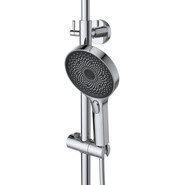 Душевой комплект Cezares: Душевая стойка COMFORT-CVD-01 + смеситель для раковины COMFORT-LS-01-W0 (Новинка 2025) - фото 6