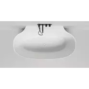 Ванна каменная Salini Alda Wall 170x90 см 101915G (S-Sense) глянцевая - фото 3