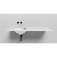 Раковина врезная под столешницу Salini Marea 05 42 см 1802205M (S-Stone) матовая - фото 4