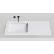 Раковина врезная под столешницу Salini Marea 14 60 см 1802214M (S-Stone) матовая - фото 6