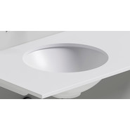 Раковина врезная под столешницу Salini Marea 05 42 см 1802205M (S-Stone) матовая - фото 6