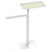 Стойка с полотенцедержателем и полкой Boheme 10952-MW, цвет белый матовый - фото 