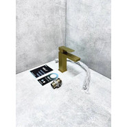 Смеситель для раковины Belz B10817-5, золото - фото 6