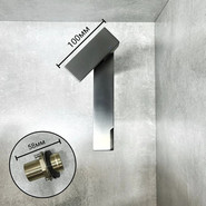 Смеситель для раковины высокий Belz B11613-3, графит - фото 5