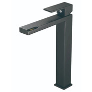 Смеситель для раковины высокий Belz B11613-7, чёрный - фото 