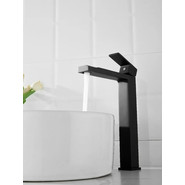 Смеситель для раковины высокий Belz B11613-7, чёрный - фото 2