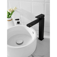 Смеситель для раковины высокий Belz B11613-7, чёрный - фото 6