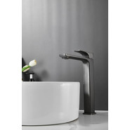 Смеситель для раковины высокий Belz B11709-3, графит - фото 6