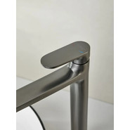 Смеситель для раковины высокий Belz B11713-3, графит - фото 4