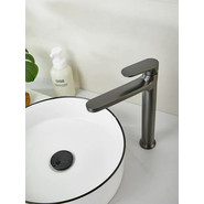 Смеситель для раковины высокий Belz B11713-3, графит - фото 5