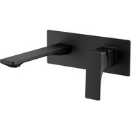 Смеситель для раковины настенный Belz B14709-7, чёрный - фото 