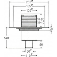 Трап Viega DN 50 100x100 583224 - фото 2