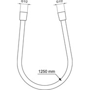 Душевой шланг Ideal Standard IdealFlex 1250 мм BE125AA - фото 4