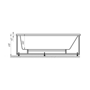 Ванна акриловая Jacob Delafon Odeon Rive Gauche 180x80 см E6D365RU-00 - фото 4