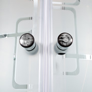 Гидробокс Avacan 80x80 см EM1580NLED+GM, хром/узор (безсиликоновая сборка) - фото 5