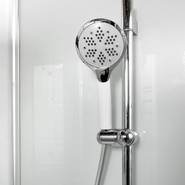 Гидробокс Avacan 80x80 см EM1580LED+GM, хром/узор (безсиликоновая сборка) - фото 4