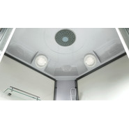 Гидробокс Avacan 80x80 см L980GM+EL, хром/узор (безсиликоновая сборка) - фото 5