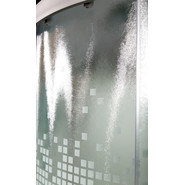 Гидробокс Avacan 80x80 см L980NGM, хром/узор (безсиликоновая сборка) - фото 6