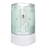 Гидробокс Avacan 80x80 см L980NGM, хром/узор (безсиликоновая сборка) - фото 