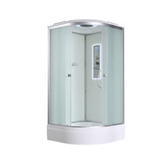 Гидробокс Avacan 80x80 см D3080LED, хром/матовое (безсиликоновая сборка) - фото 