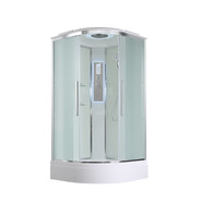 Гидробокс Avacan 80x80 см EM3080LED, хром/матовое (безсиликоновая сборка) - фото 