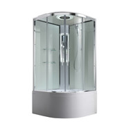 Гидробокс Avacan 80x80 см EM5080LEDT, хром/прозрачное (безсиликоновая сборка) - фото 4