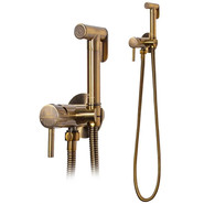 Набор для гигиенического душа Grocenberg GB001BR (со скрытой частью) бронза - фото 3