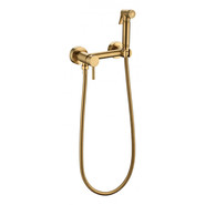 Набор для гигиенического душа Grocenberg GB103N-GL, золотой брашированный - фото 